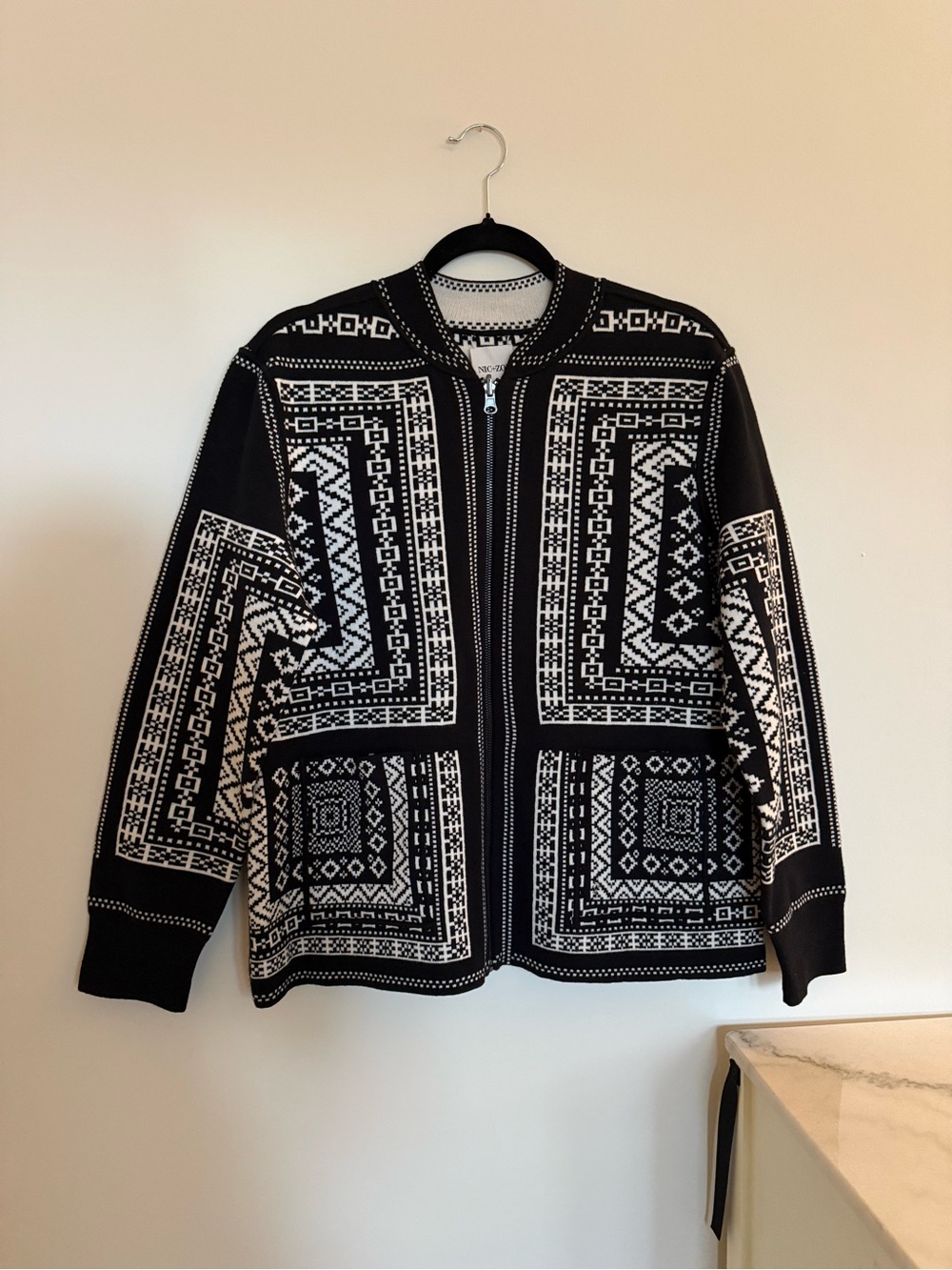 NIC+ZOE Nordic Nights Reversible Knit Jacket